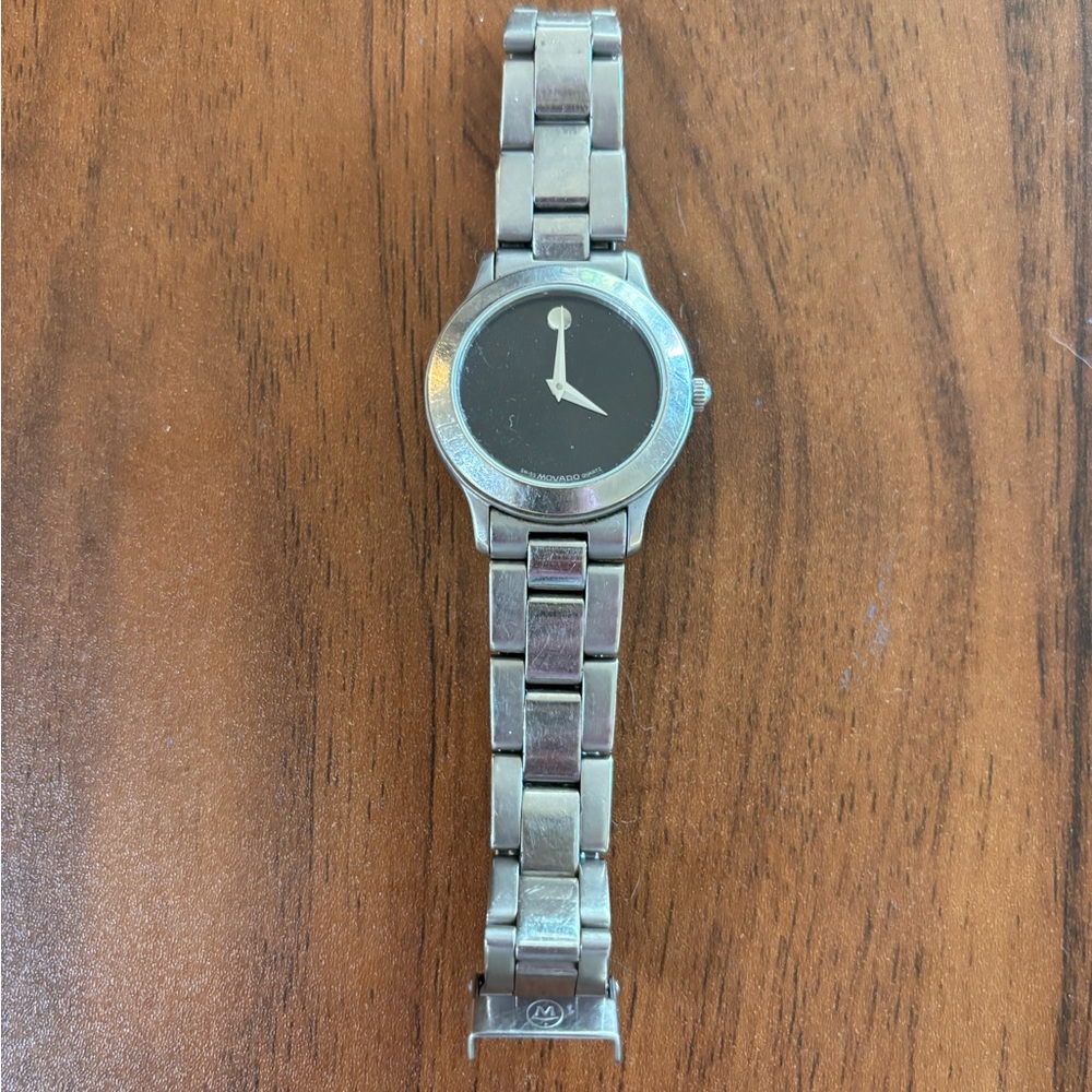 Movado Ladies Stainless Steel Museum Watch